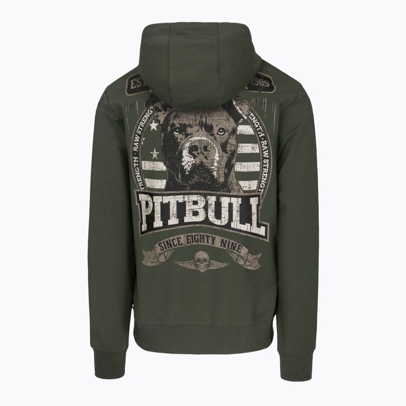 Bluza męska Pitbull Troublemaker Hooded Sweatshirt old green 4