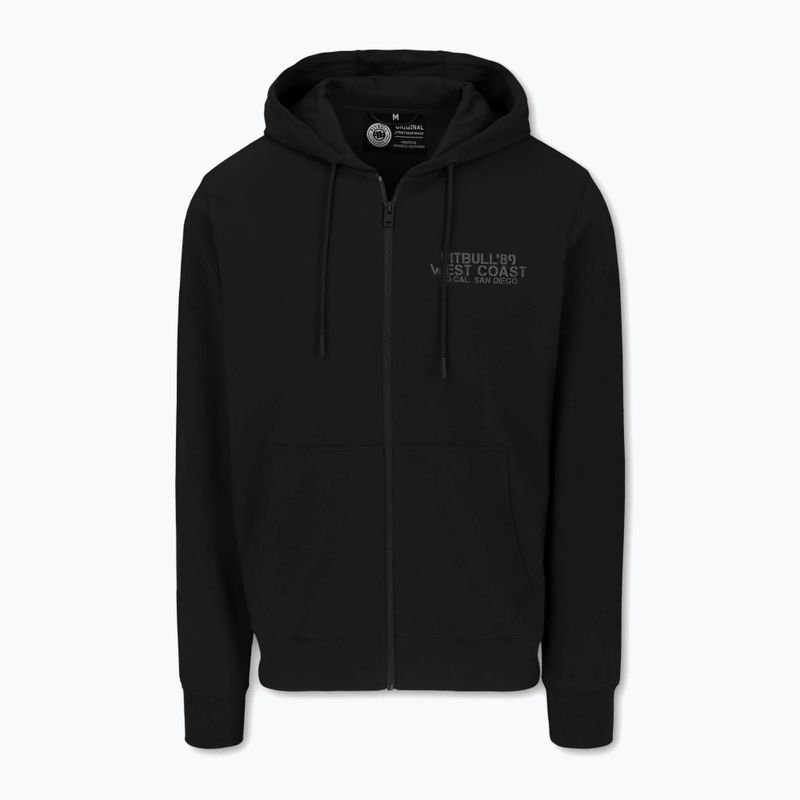 Bluza męska Pitbull Driving Hooded Zip Sweatshirt black 7