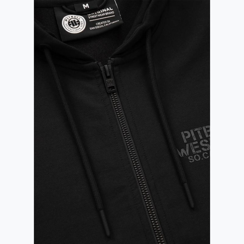 Bluza męska Pitbull Driving Hooded Zip Sweatshirt black 9