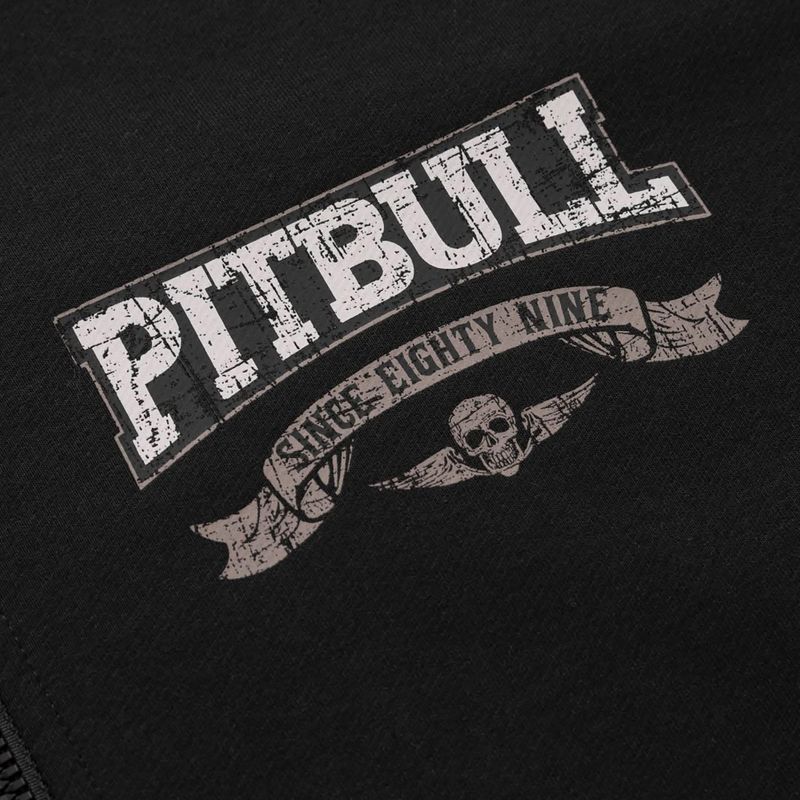 Bluza męska Pitbull Troublemaker Hooded Zip Sweatshirt black 6