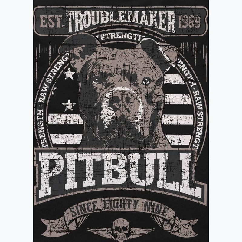 Bluza męska Pitbull Troublemaker Hooded Zip Sweatshirt black 7