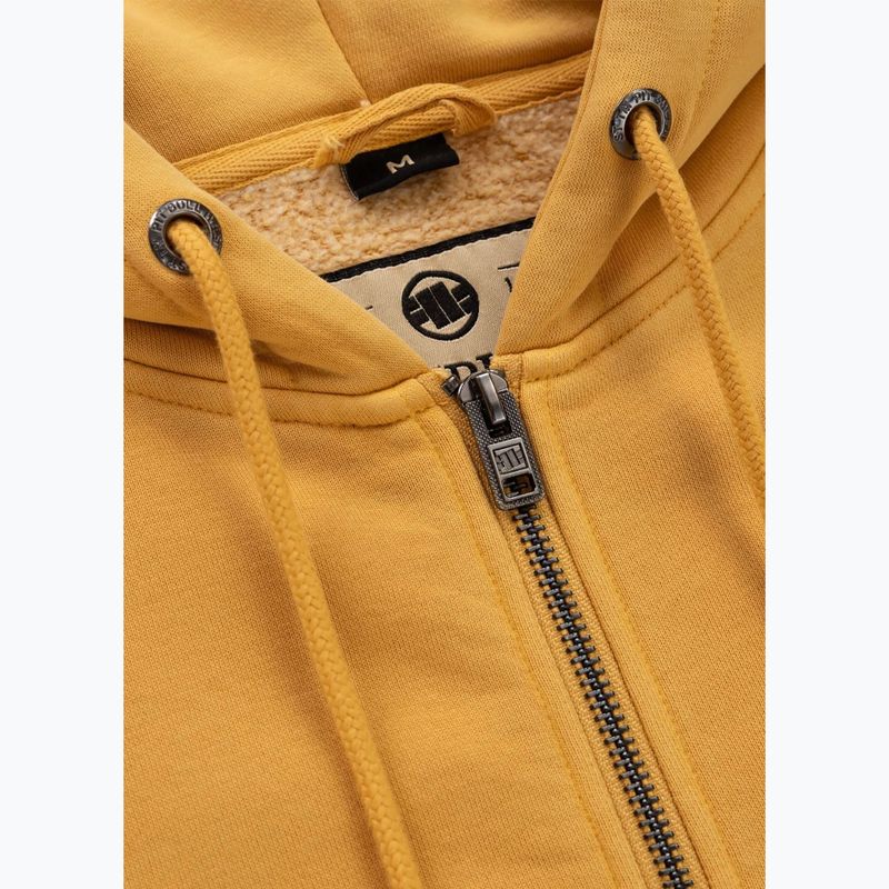 Bluza męska Pitbull Lancaster 2 Hooded Zip Sweatshirt washed yellow 7
