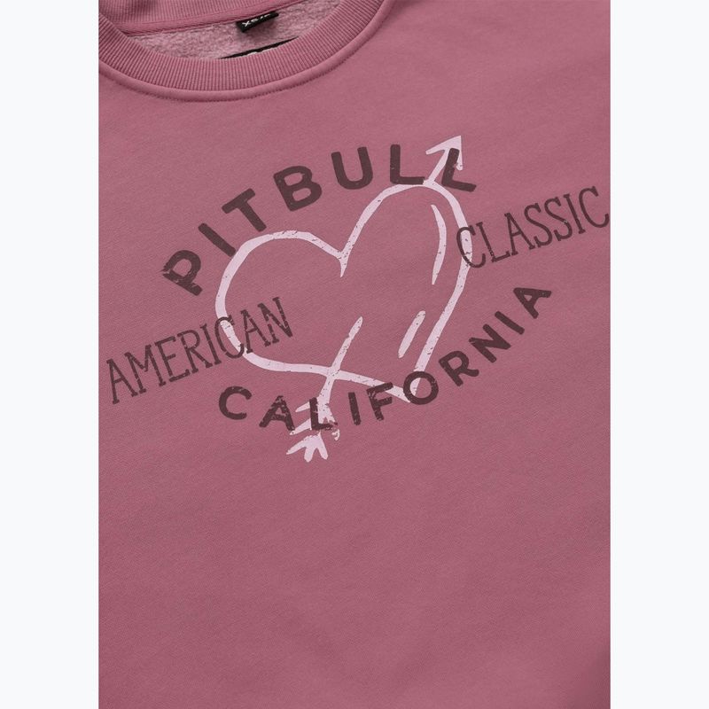 Bluza damska Pitbull Manzanita Heart Crewneck Sweatshirt pink 9