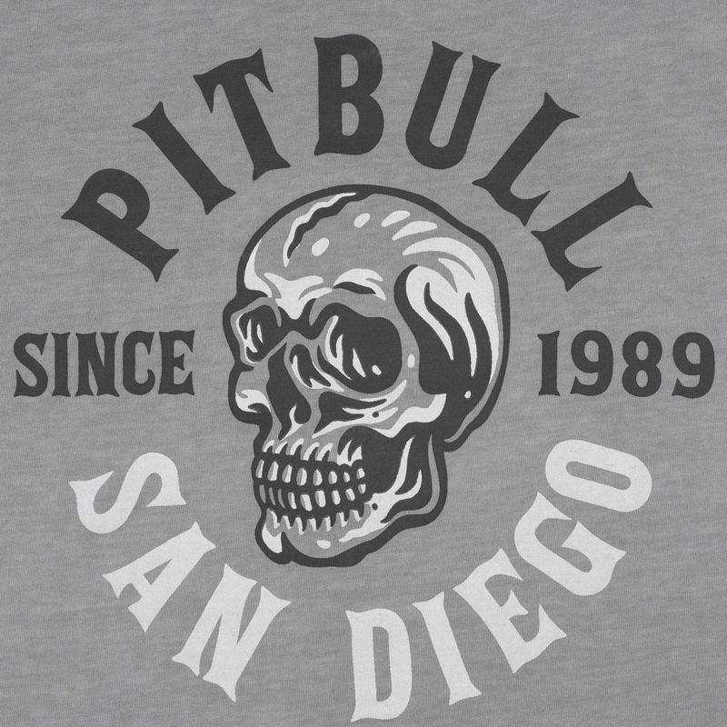 Koszulka męska Pitbull Shkull Logo grey 7