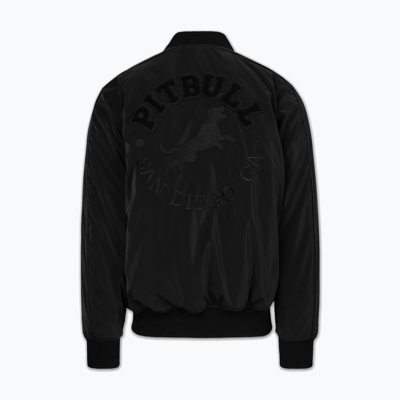 Kurtka męska Pitbull Manolito Baseball black/black 7