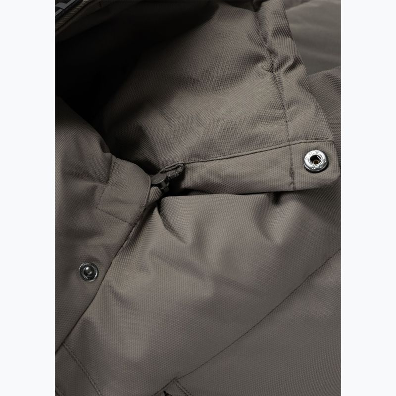 Kurtka zimowa męska Pitbull Patton Quilted Hooded taupe 8