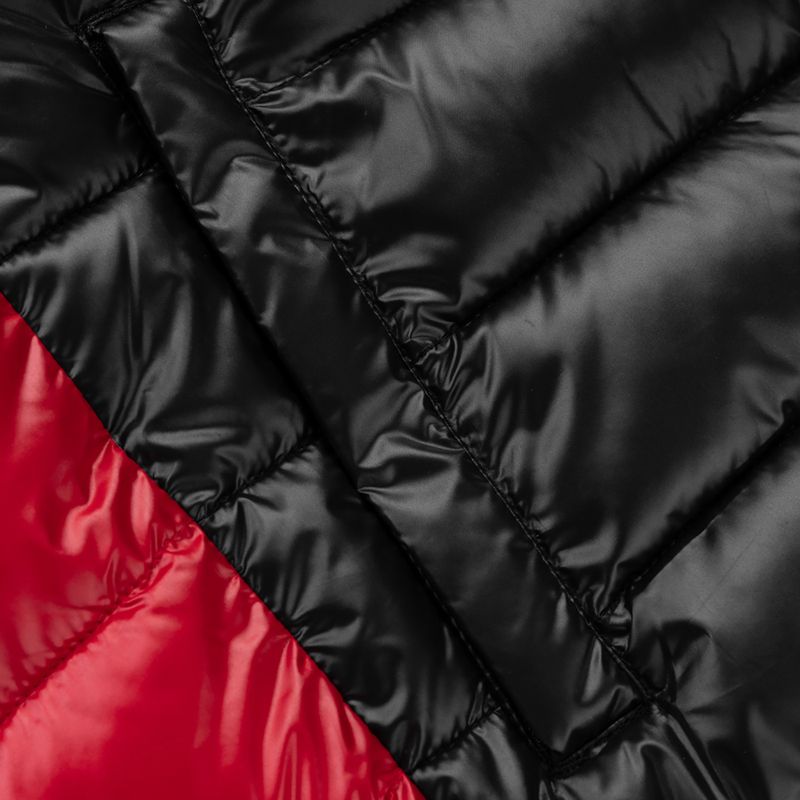 Kurtka zimowa męska Pitbull Shatto Quilted Hooded red/black 7