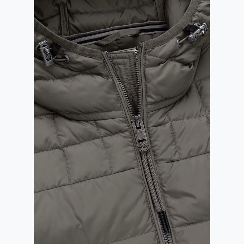Kurtka zimowa męska Pitbull Foothill Hooded Padded taupe 7