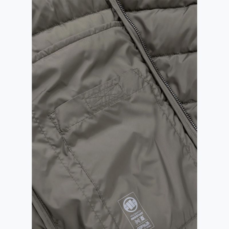 Kurtka zimowa męska Pitbull Foothill Hooded Padded taupe 11