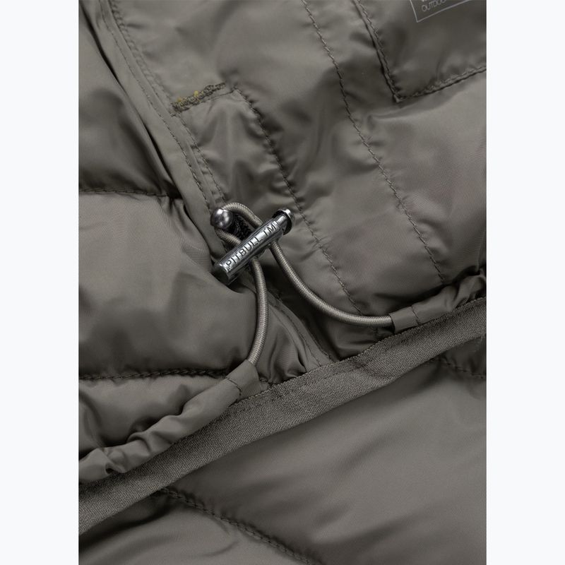 Kurtka zimowa męska Pitbull Foothill Hooded Padded taupe 12