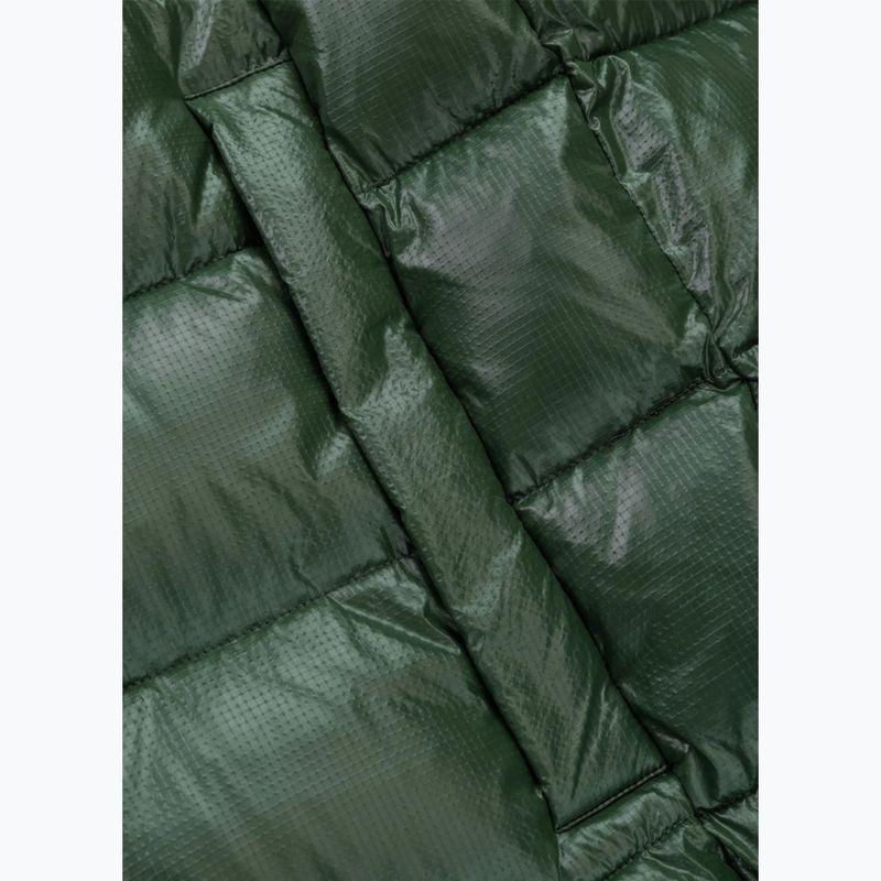 Kurtka zimowa męska Pitbull Pepperwood Ribstop Padded Hooded black/green 14