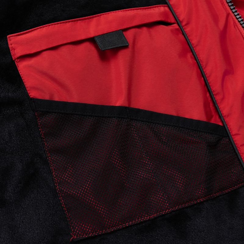 Kurtka zimowa męska Pitbull Piedmont Quilted Hooded fluo/red 13