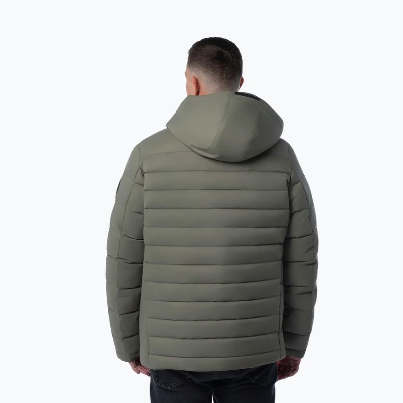 Kurtka zimowa męska Pitbull Crestline Padded Hooded dusty salvia 3