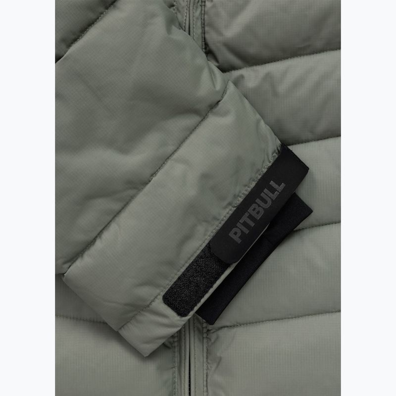 Kurtka zimowa męska Pitbull Crestline Padded Hooded dusty salvia 11