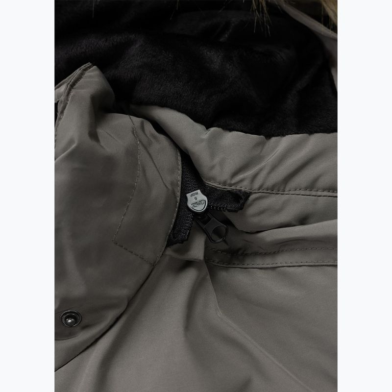 Kurtka zimowa męska Pitbull Forest Hooded Parka taupe 9