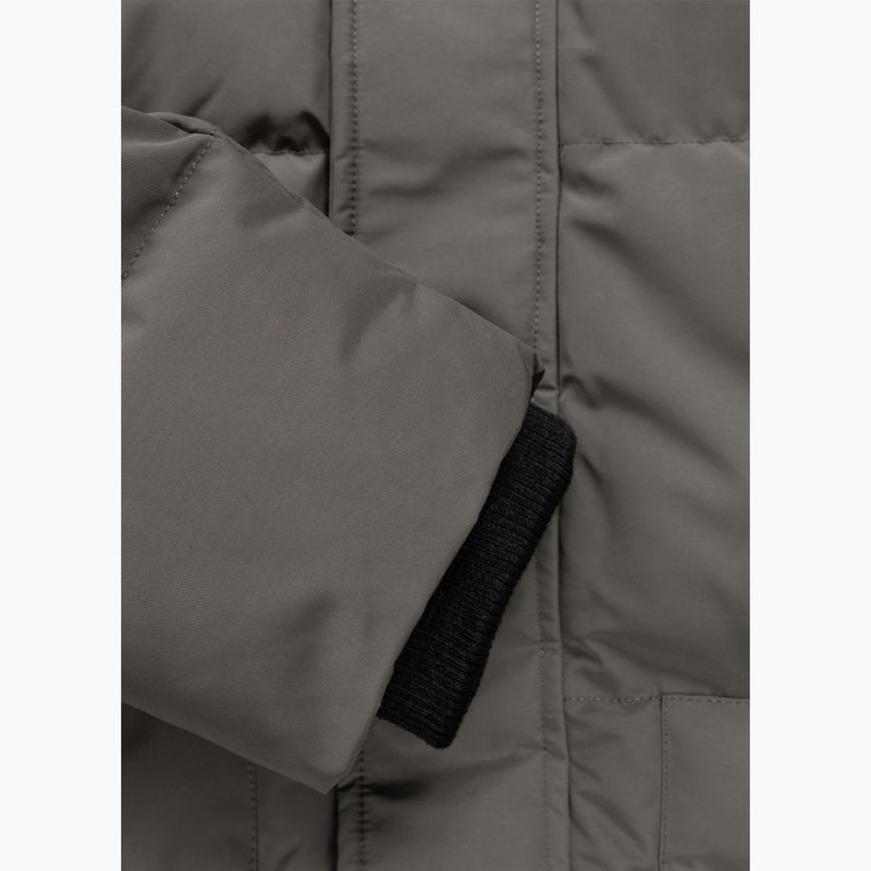 Kurtka zimowa męska Pitbull Forest Hooded Parka taupe 13