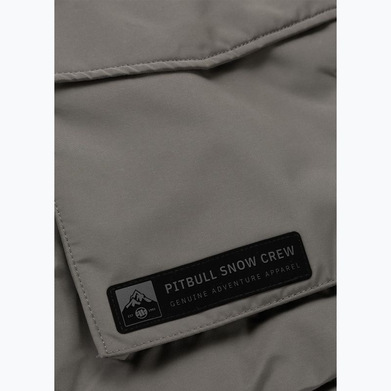 Kurtka zimowa męska Pitbull Forest Hooded Parka taupe 16