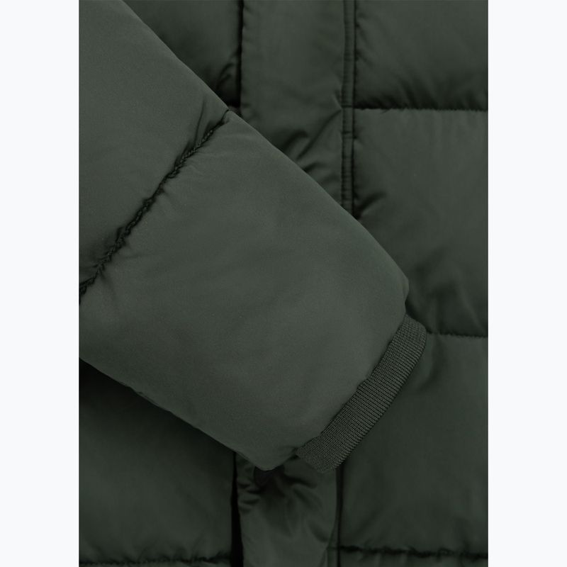 Kurtka zimowa damska Pitbull Amalia Padded Hooded dark green 10