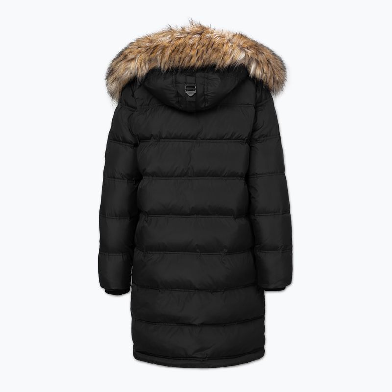 Kurtka zimowa damska Pitbull Queenston Padded Hooded black 6