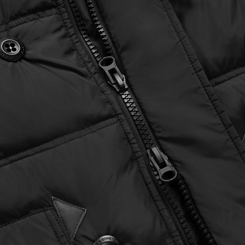 Kurtka zimowa damska Pitbull Queenston Padded Hooded black 15
