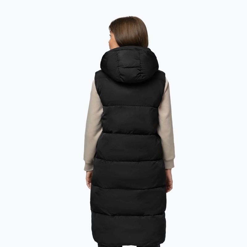 Bezrękawnik damski Pitbull Ashley Padded Hooded Long black 3