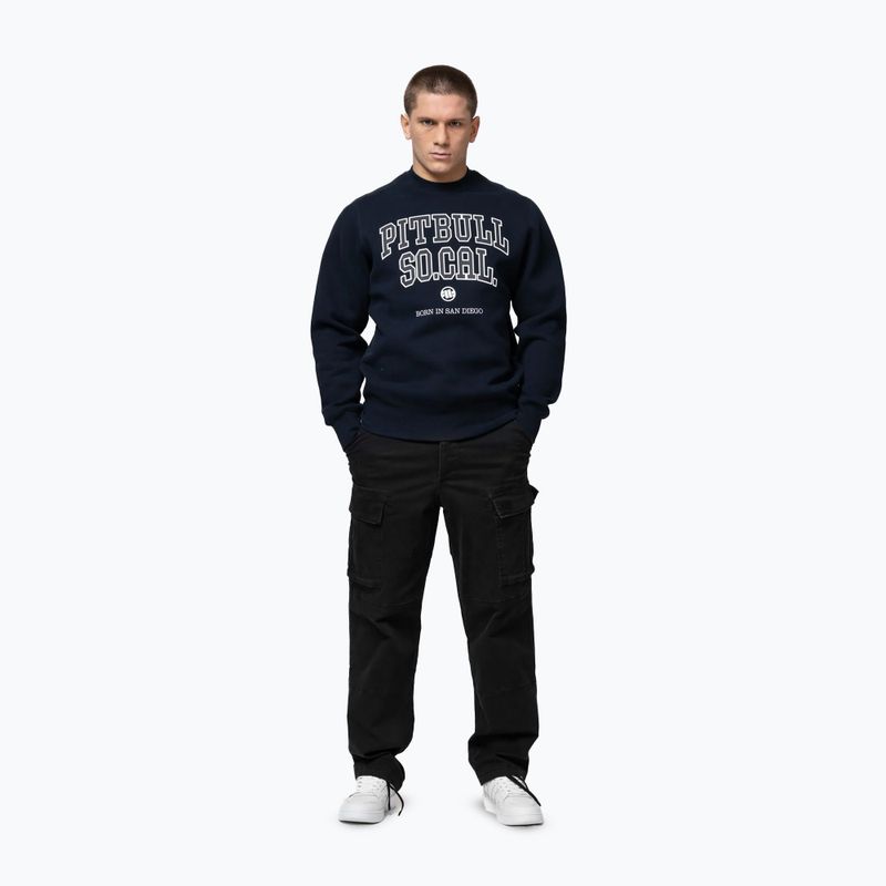 Bluza męska Pitbull So Cal Crewneck dark navy 2