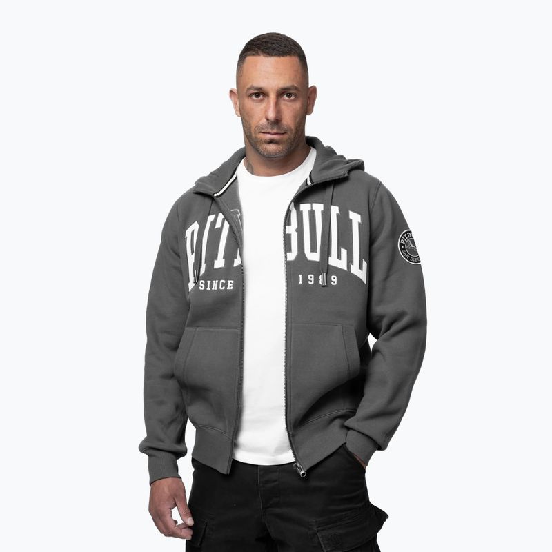 Bluza męska Pitbull Norton Hooded Zip graphite 4