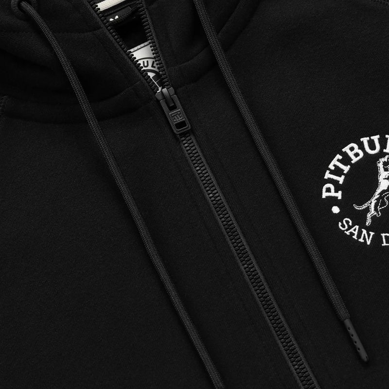 Bluza męska Pitbull San Diego Ca Hooded Zip black 7