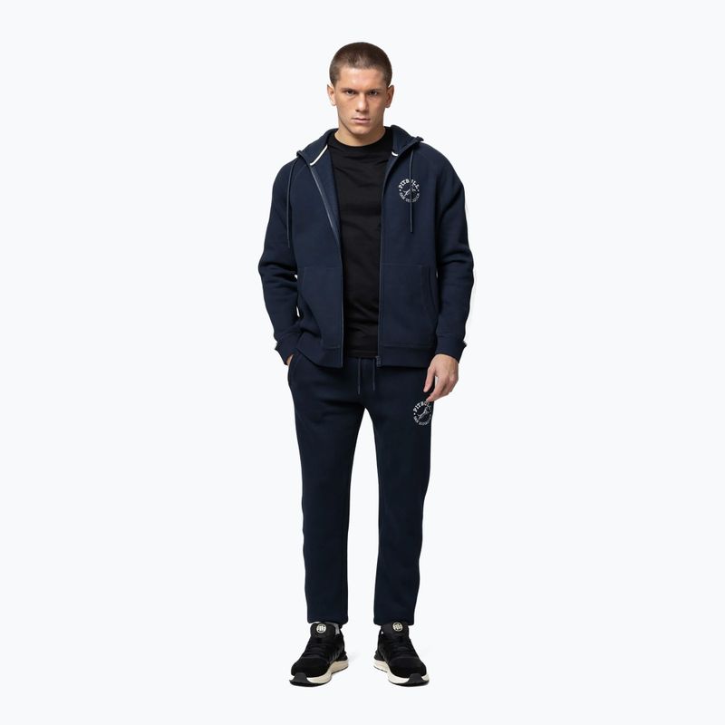 Bluza męska Pitbull San Diego Ca Hooded Zip dark navy/red 2