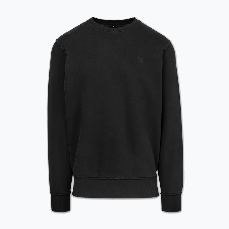 Bluza męska Pitbull Hackett Crewneck washed dark graphite 4