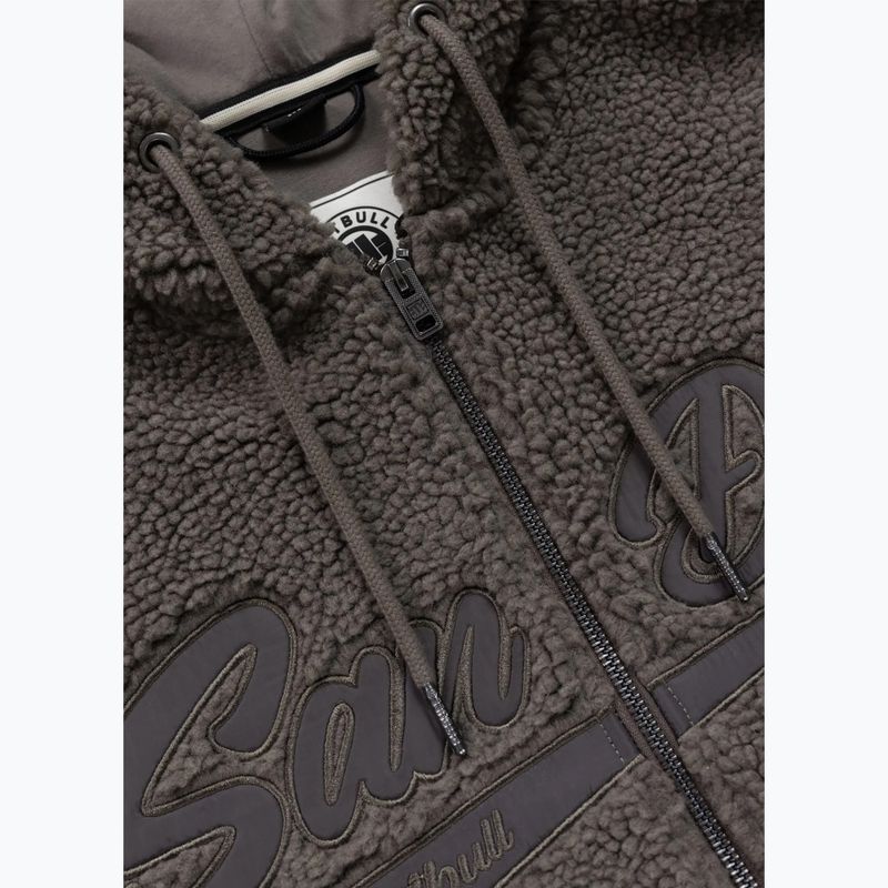 Bluza męska Pitbull Galaxy Hooded Zip taupe 7