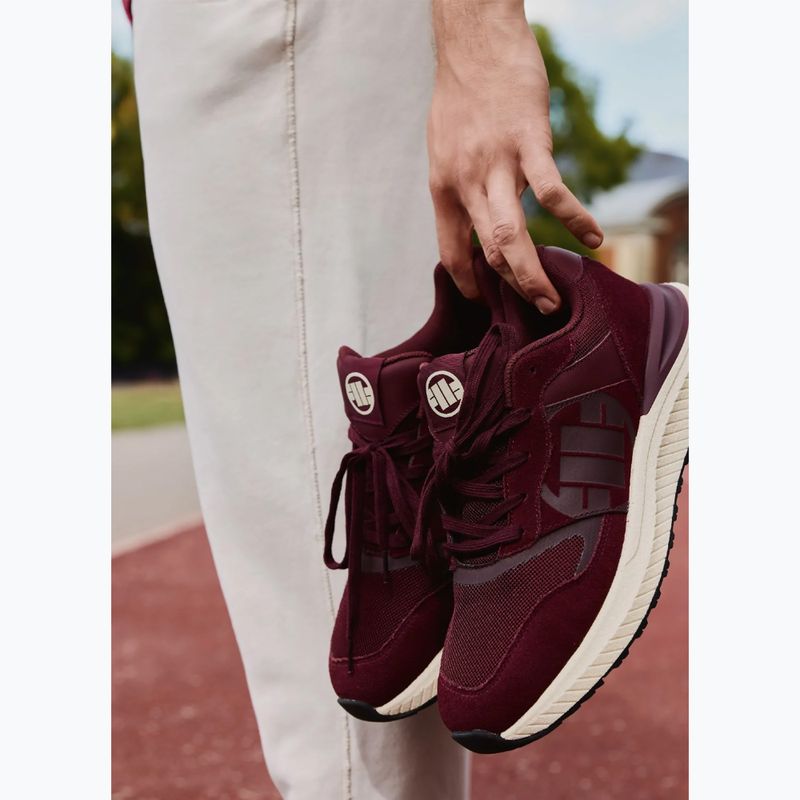 Buty męskie Pitbull Encino dark burgundy 8