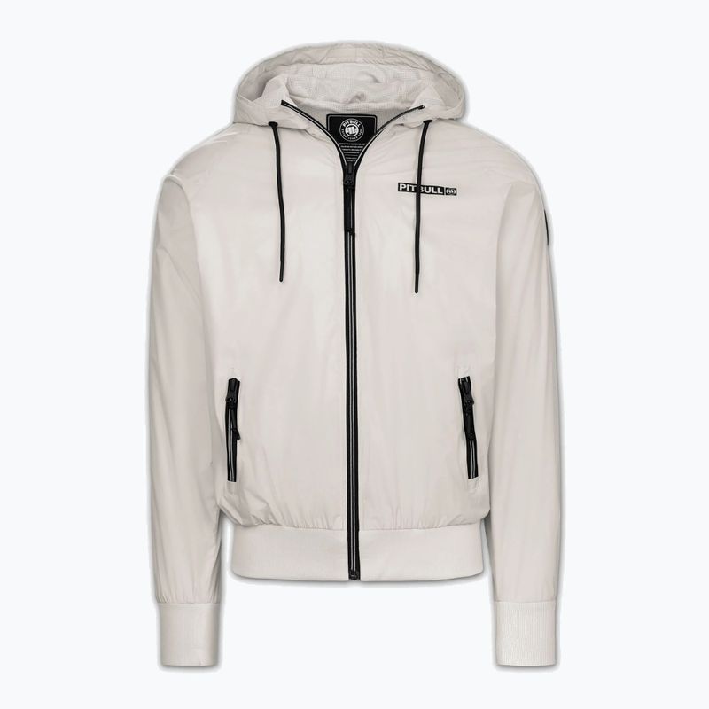 Kurtka męska Pitbull Athletic Logo Nylon Hooded light sand 5