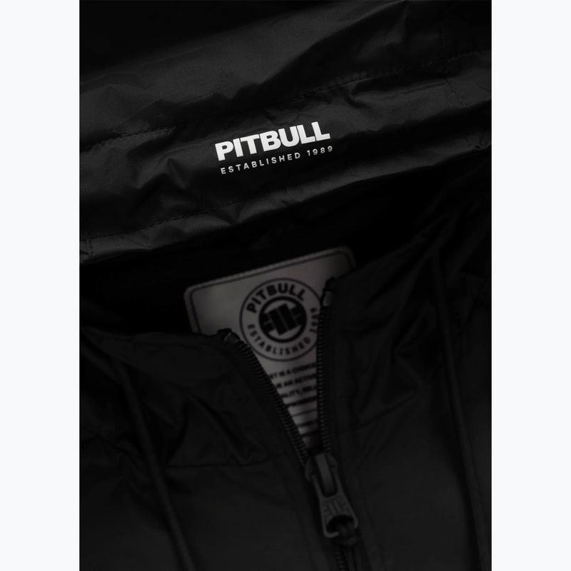 Kurtka męska Pitbull Athletic Tape Nylon Hooded black 6