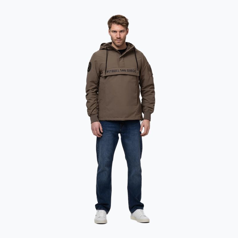 Kurtka męska Pitbull Meandro Kangaroo dark brown 2