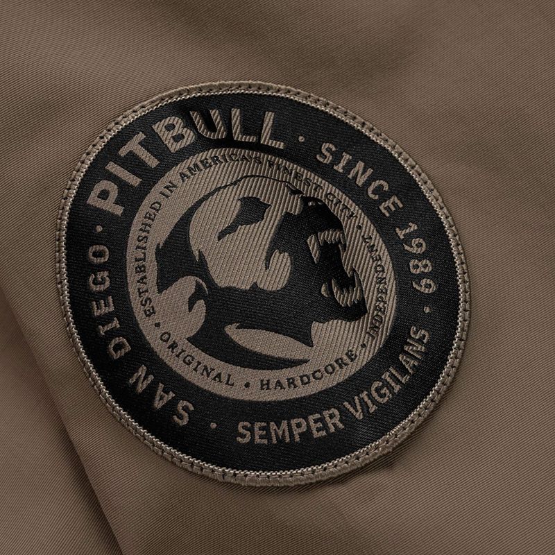 Kurtka męska Pitbull Meandro Kangaroo dark brown 9