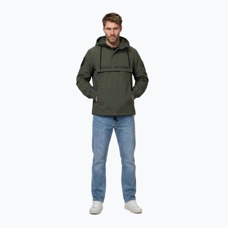 Kurtka męska Pitbull Meandro Kangaroo dark olive 2
