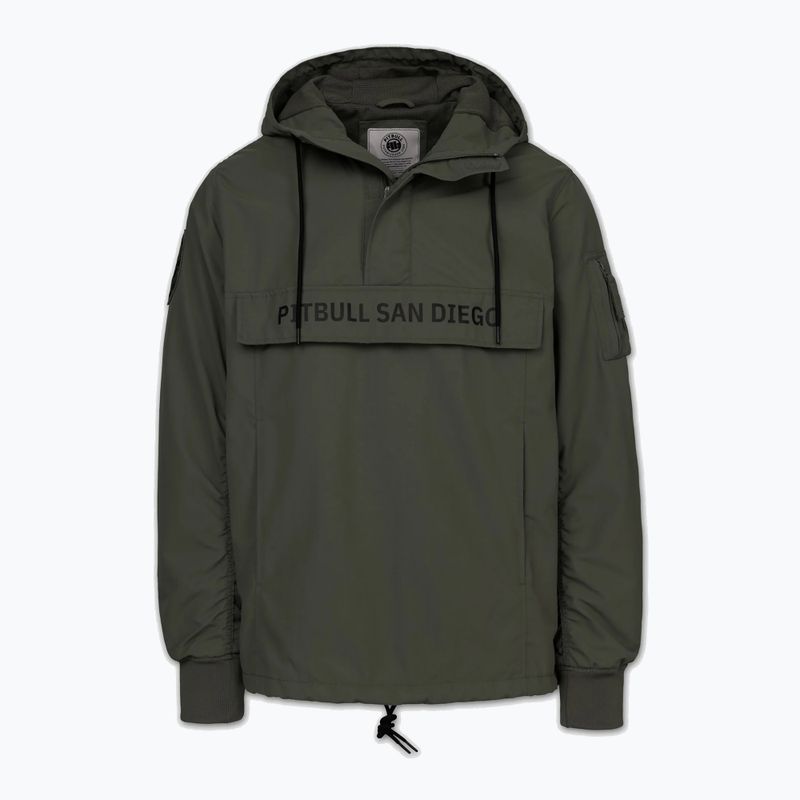 Kurtka męska Pitbull Meandro Kangaroo dark olive 3