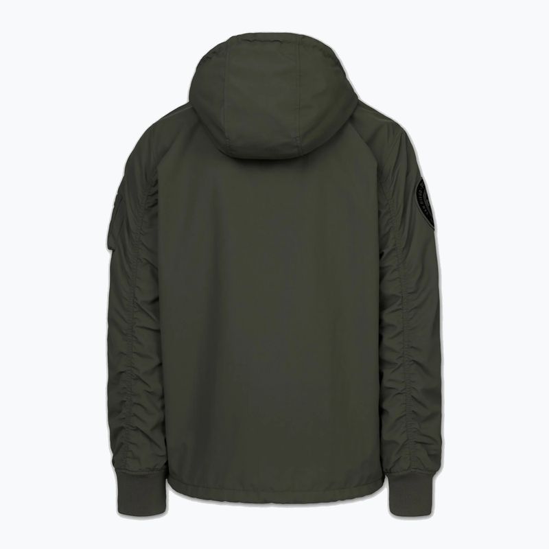 Kurtka męska Pitbull Meandro Kangaroo dark olive 4