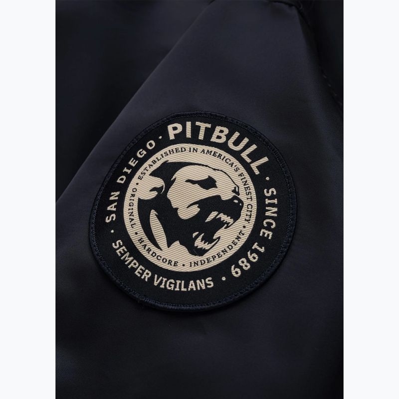 Kurtka męska Pitbull Mason San Diego Baseball Hooded dark navy/beige 9