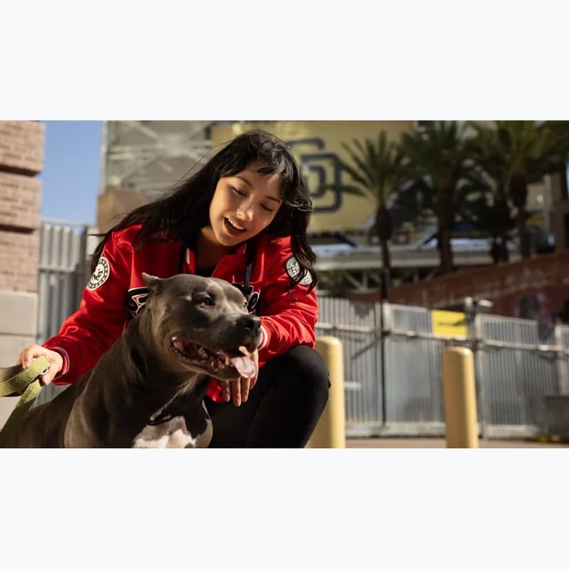 Kurtka damska Pitbull Angela San Diego Hooded Varsity fluo/red 18
