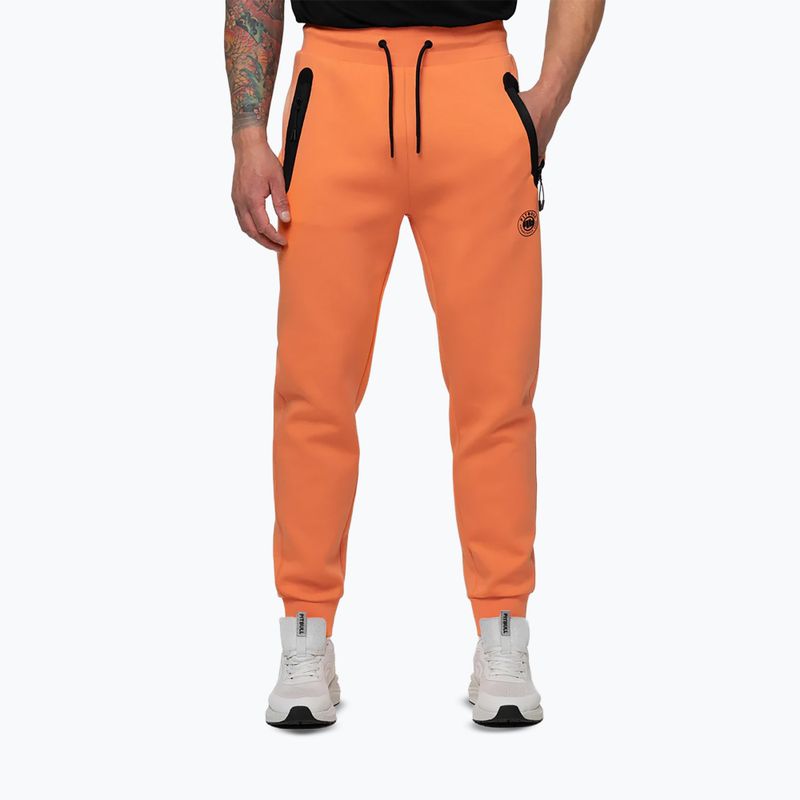 Spodnie męskie Pitbull Dogwood Track fluo orange
