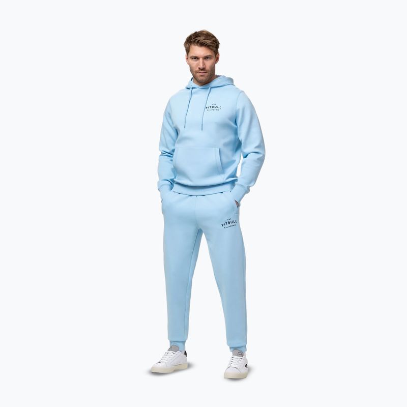 Bluza męska Pitbull Sampson Hooded Sweatshirt sky blue 2