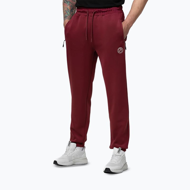 Spodnie męskie Pitbull Track San Diego burgundy 4