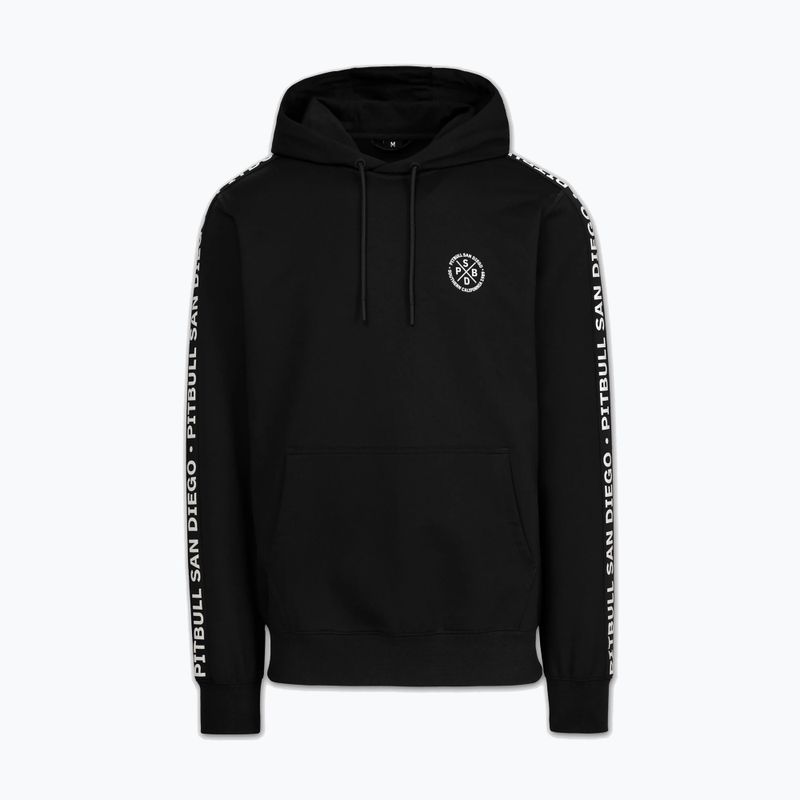 Bluza męska Pitbull Tape Parker Hooded black 5