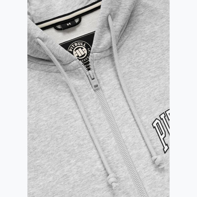 Bluza męska Pitbull Badger Hooded Zip grey/melange 8