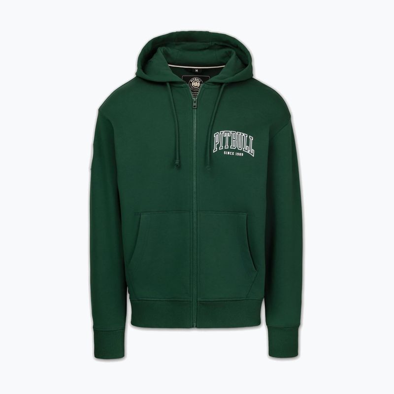 Bluza męska Pitbull Badger Hooded Zip hunter/green 5