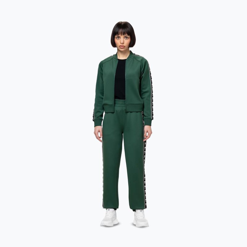 Bluza damska Pitbull Verona Collar Zip bottle green 2