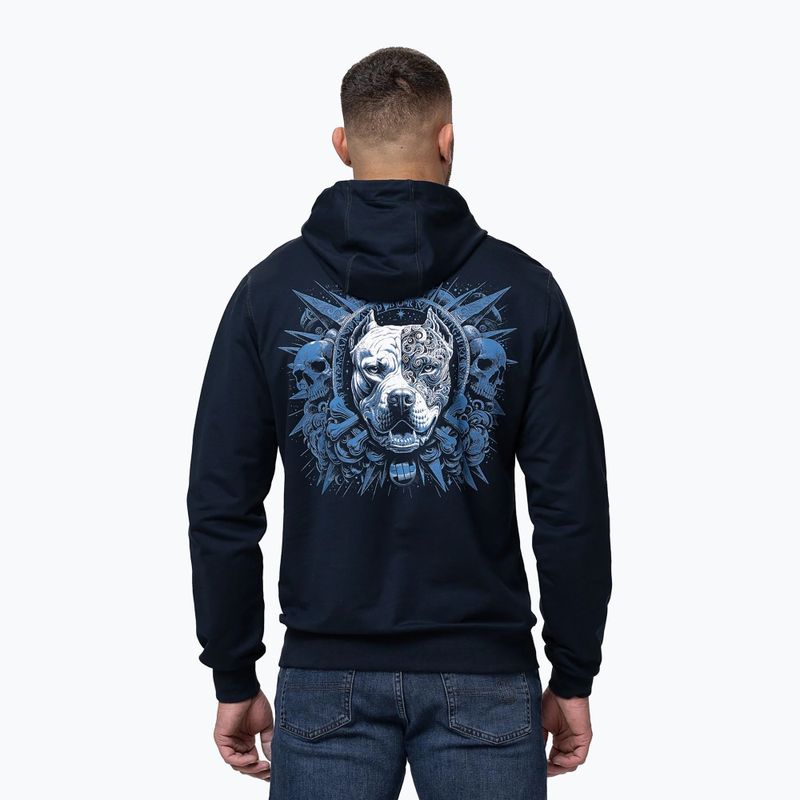 Bluza męska Pitbull World Sweatshirt Hooded dark navy 3