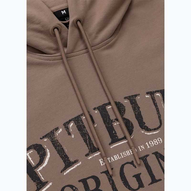 Bluza męska Pitbull Midnight Sweatshirt Hooded brown savana 9